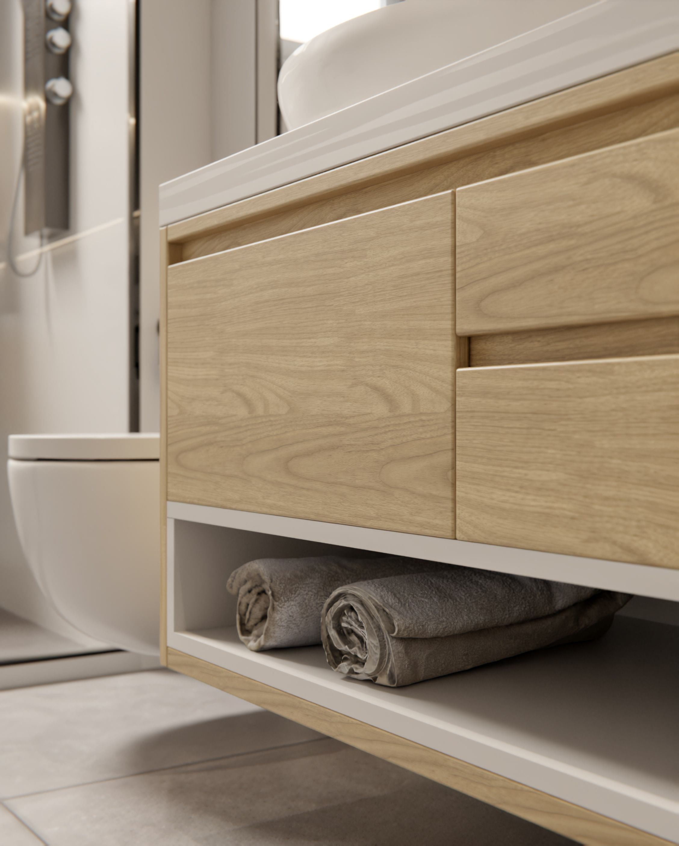 Cover Styl'® AF08 Roble Nogal — vinilo madera aplicado en interior, vista 5