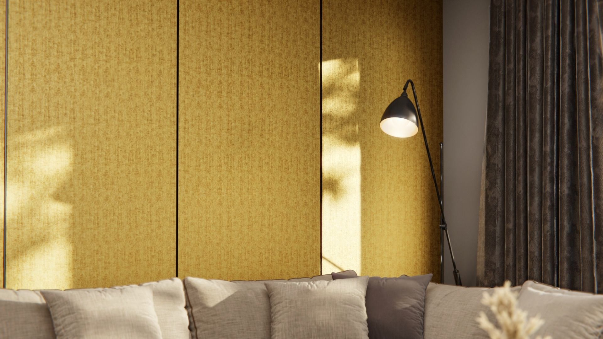 Cover Styl'® AL15 Oro Amarillo — vinilo textil aplicado en interior, vista 3