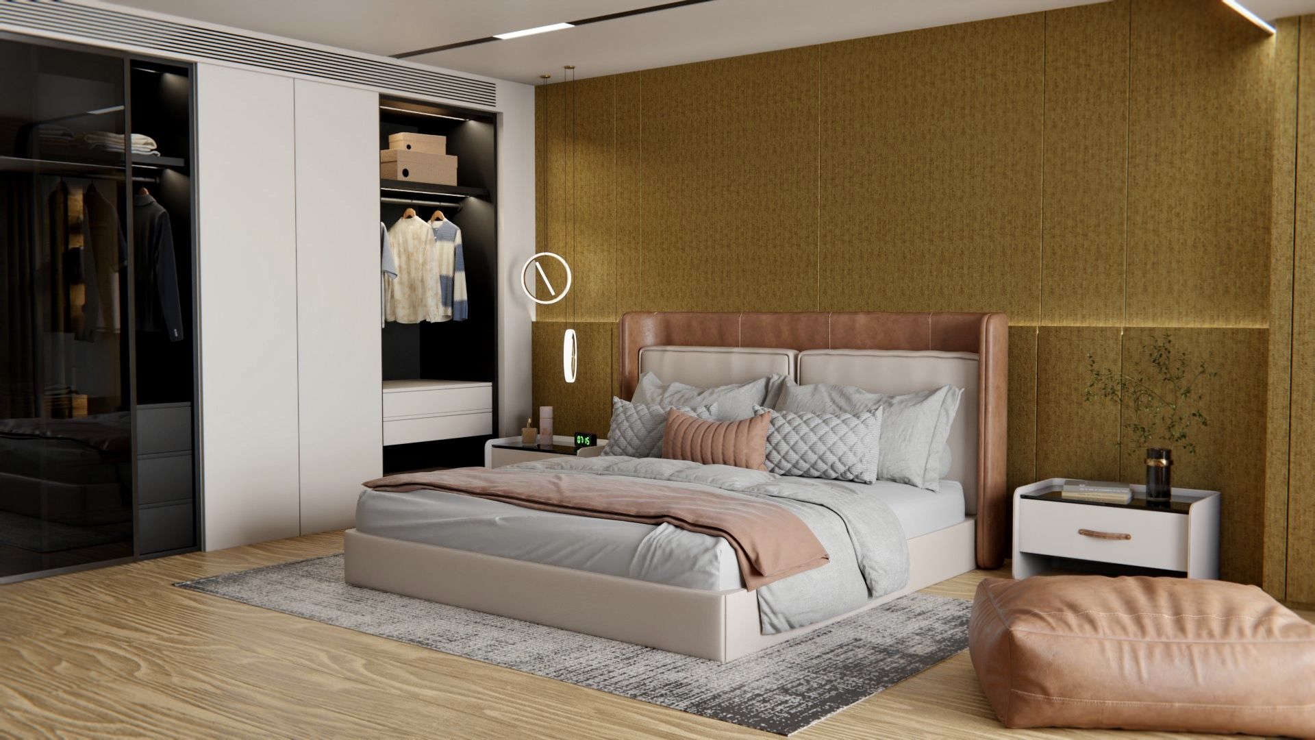 Cover Styl'® AL15 Oro Amarillo — vinilo textil aplicado en interior, vista 4