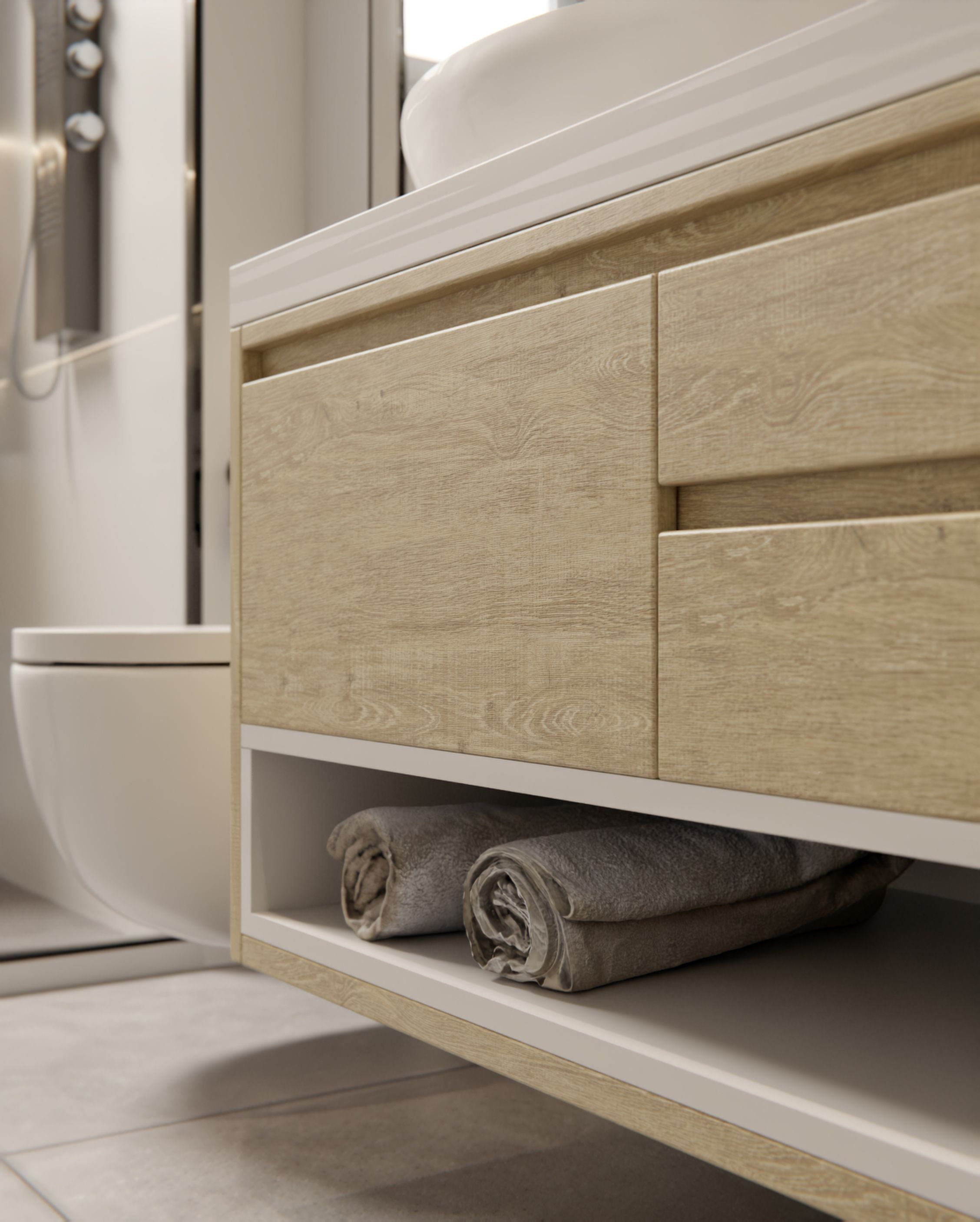 Cover Styl'® F4 Roble Bucólico — vinilo madera aplicado en interior, vista 5
