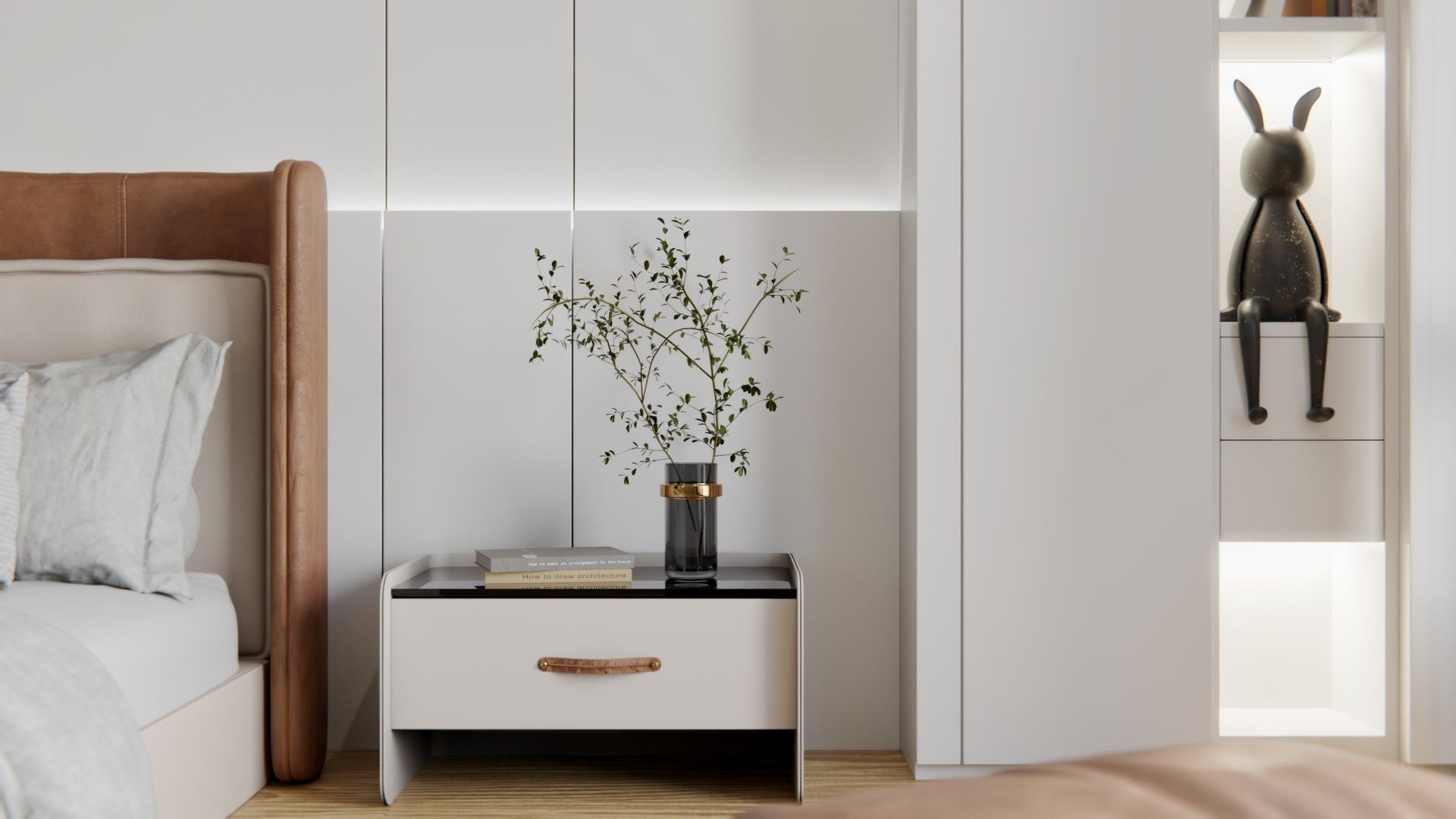 Cover Styl'® J4 Blanco Lacado — vinilo color aplicado en interior, vista 2