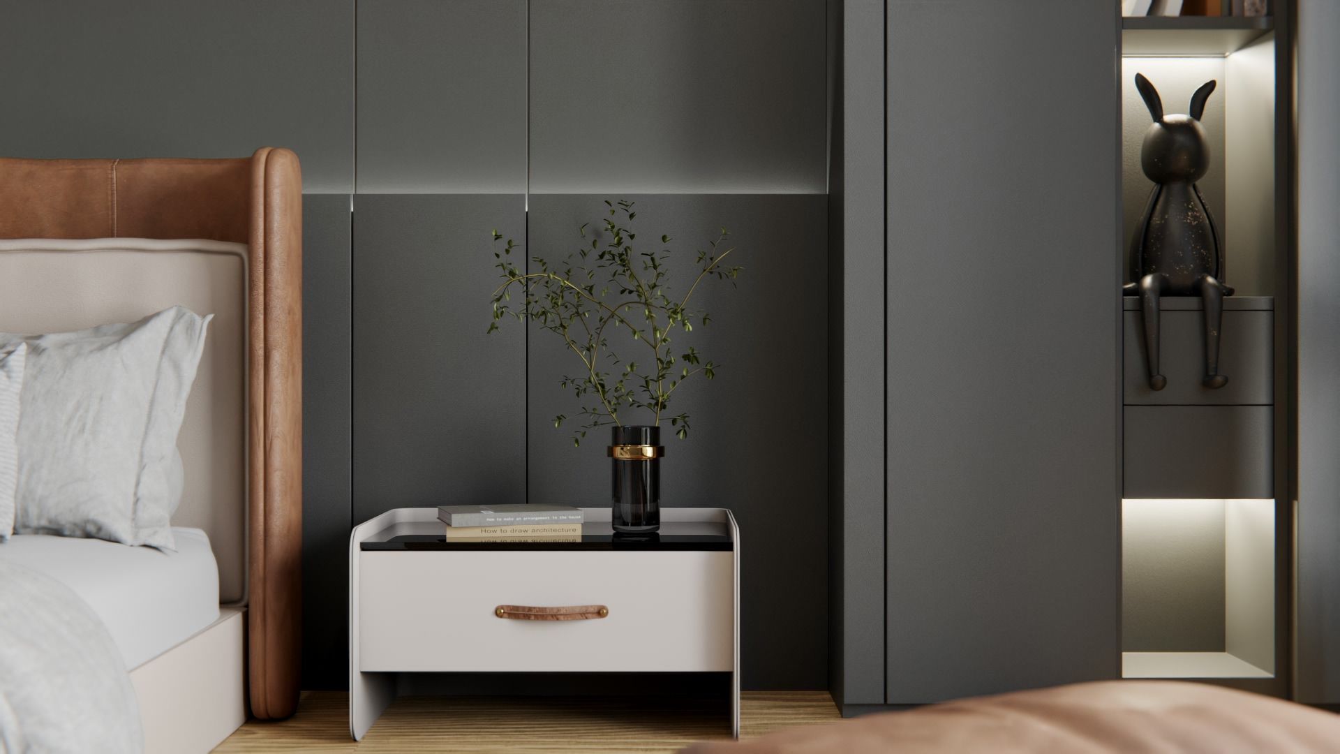 Cover Styl'® K5 Gris Cemento — vinilo color aplicado en interior, vista 5