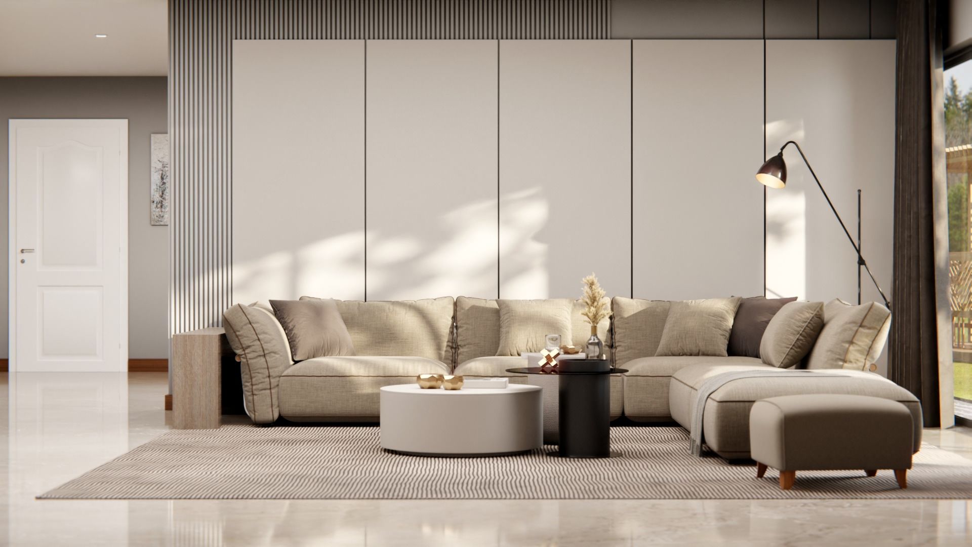 Cover Styl'® K7 Gris Crema — vinilo color aplicado en interior, vista 3