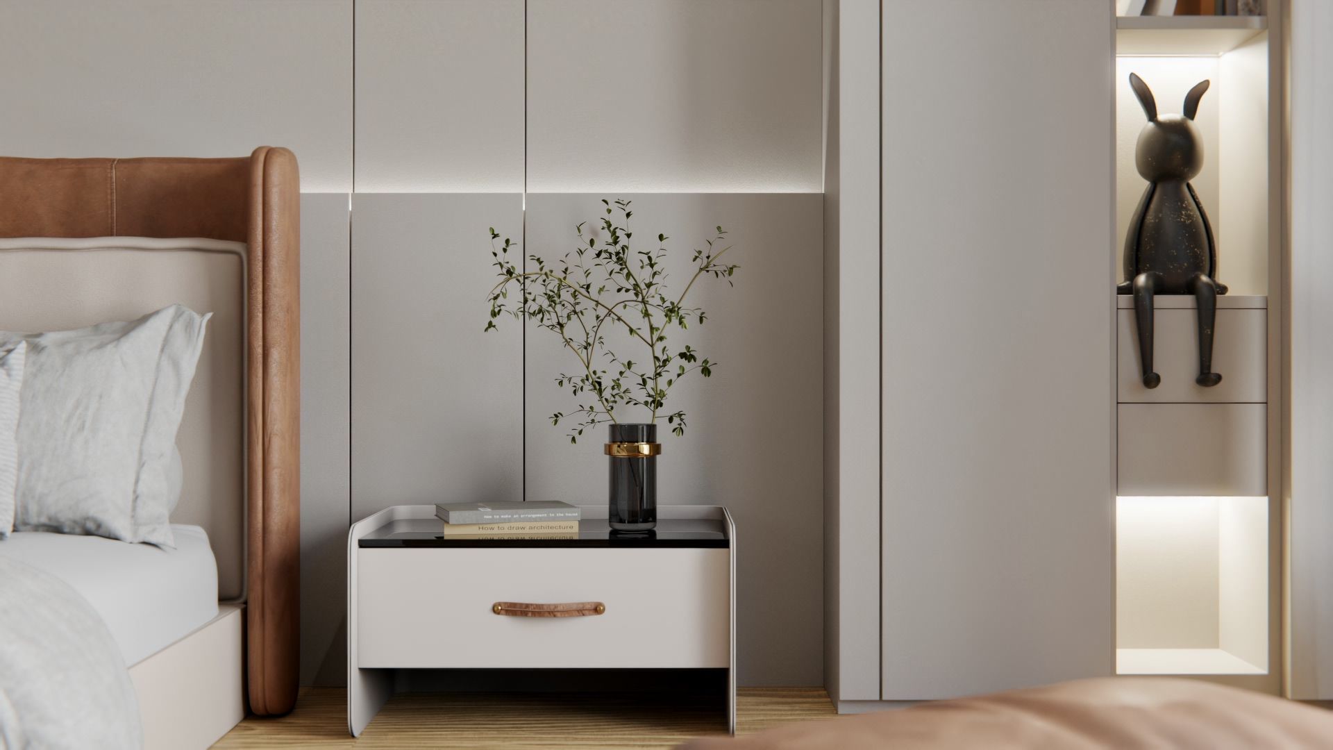 Cover Styl'® K7 Gris Crema — vinilo color aplicado en interior, vista 5