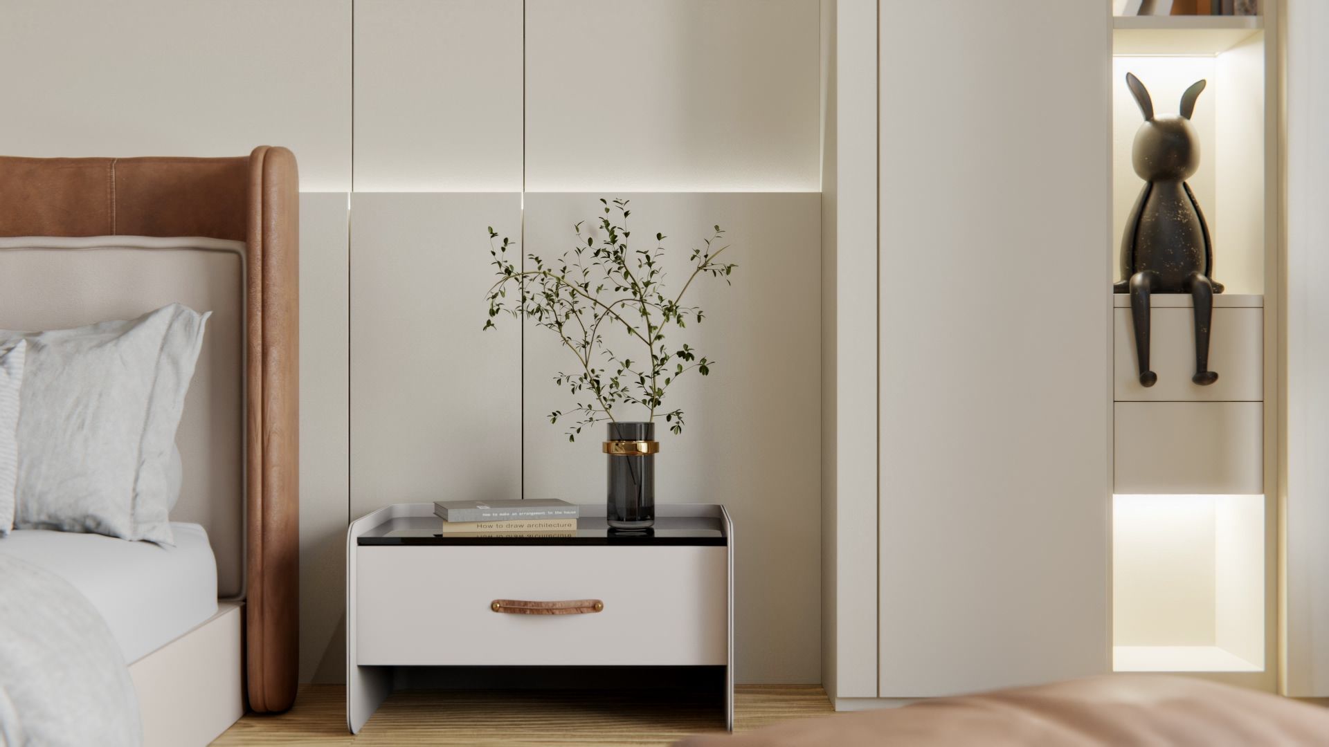 Cover Styl'® N3 Porcelana — vinilo color aplicado en interior, vista 2