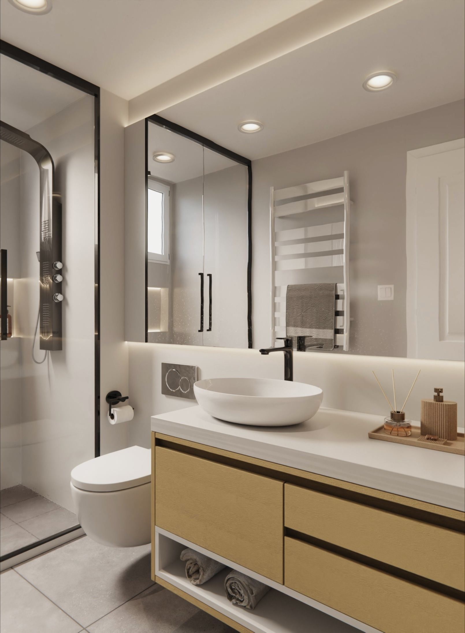Cover Styl'® NE47 Oro Suave — vinilo metálico aplicado en interior, vista 3