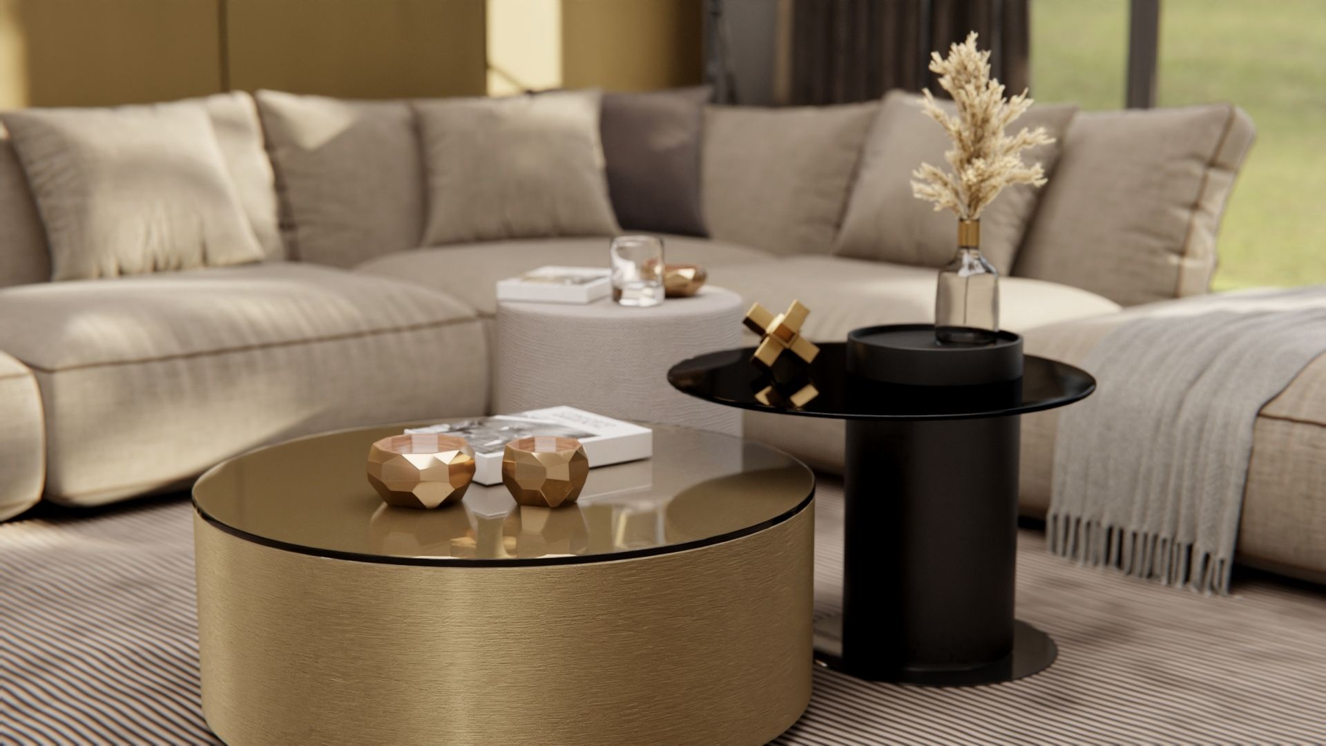 Cover Styl'® NE47 Oro Suave — vinilo metálico aplicado en interior, vista 5