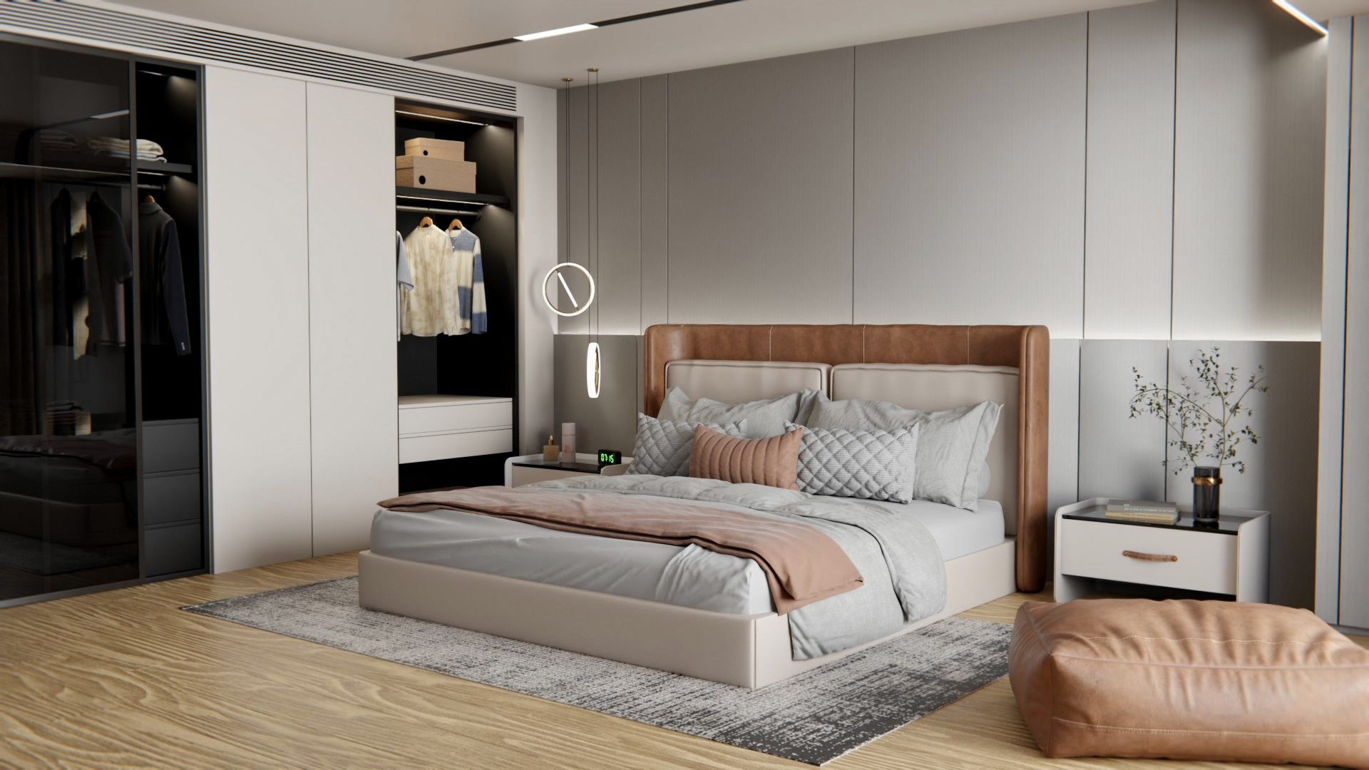 Cover Styl'® NE51 Plata Champagne — vinilo metálico aplicado en interior, vista 4