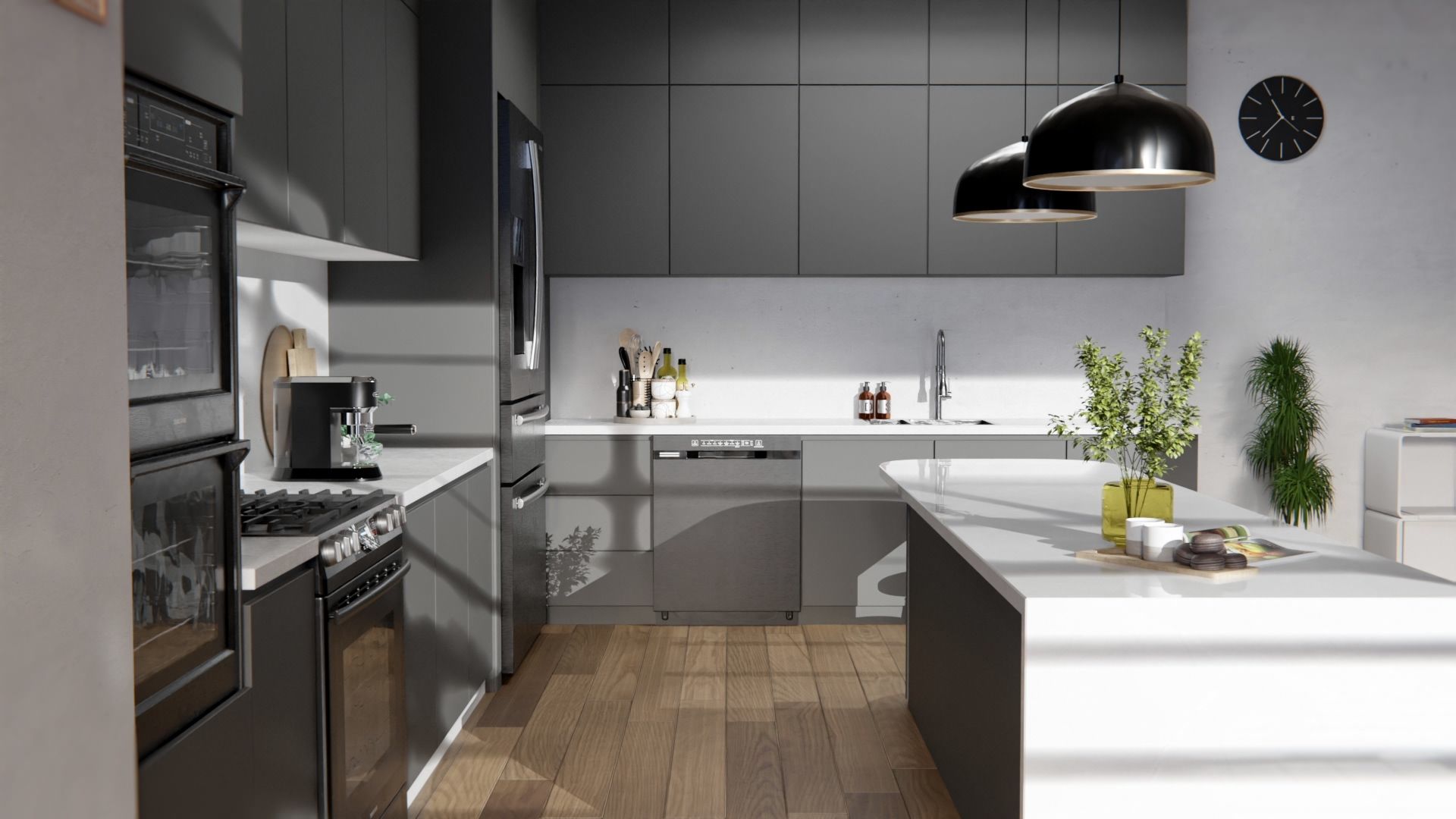 Cover Styl'® NE80 Grafito — vinilo color aplicado en interior, vista 2