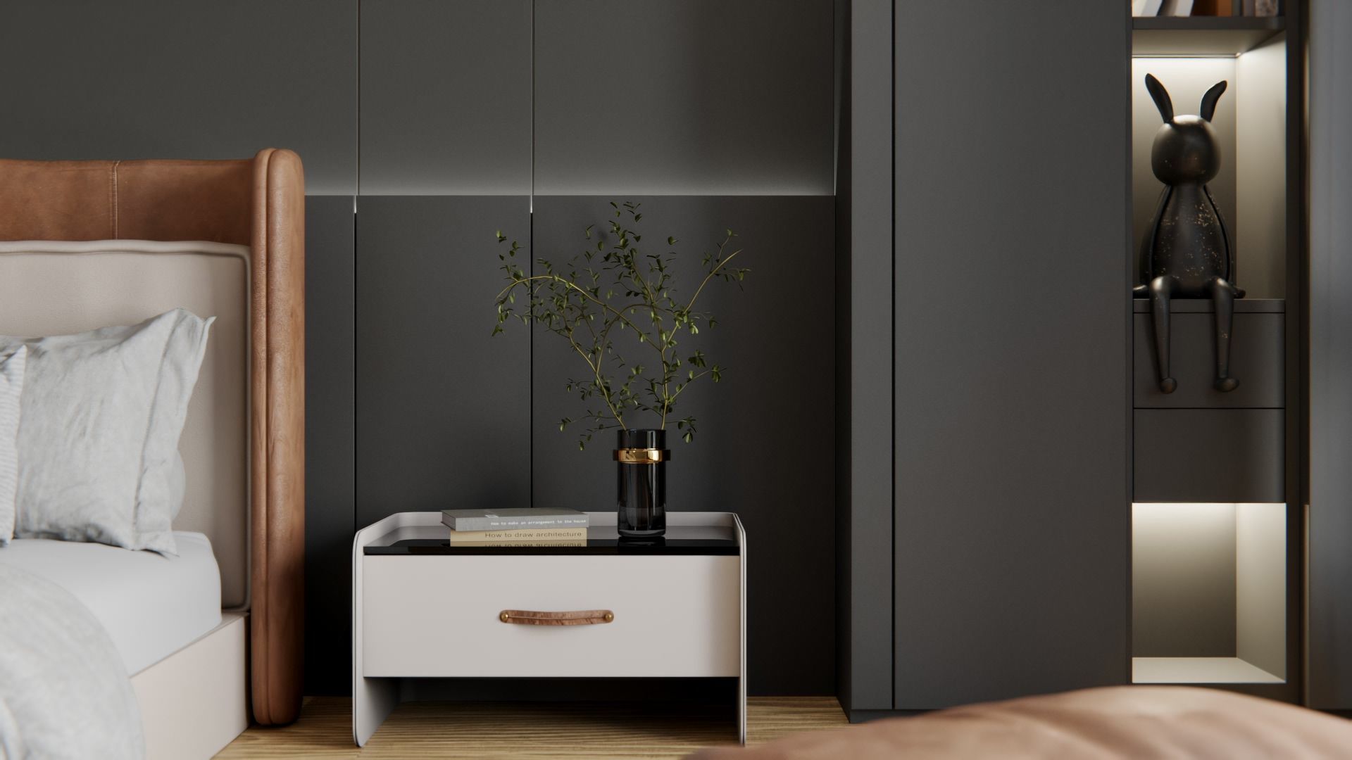 Cover Styl'® NE80 Grafito — vinilo color aplicado en interior, vista 4