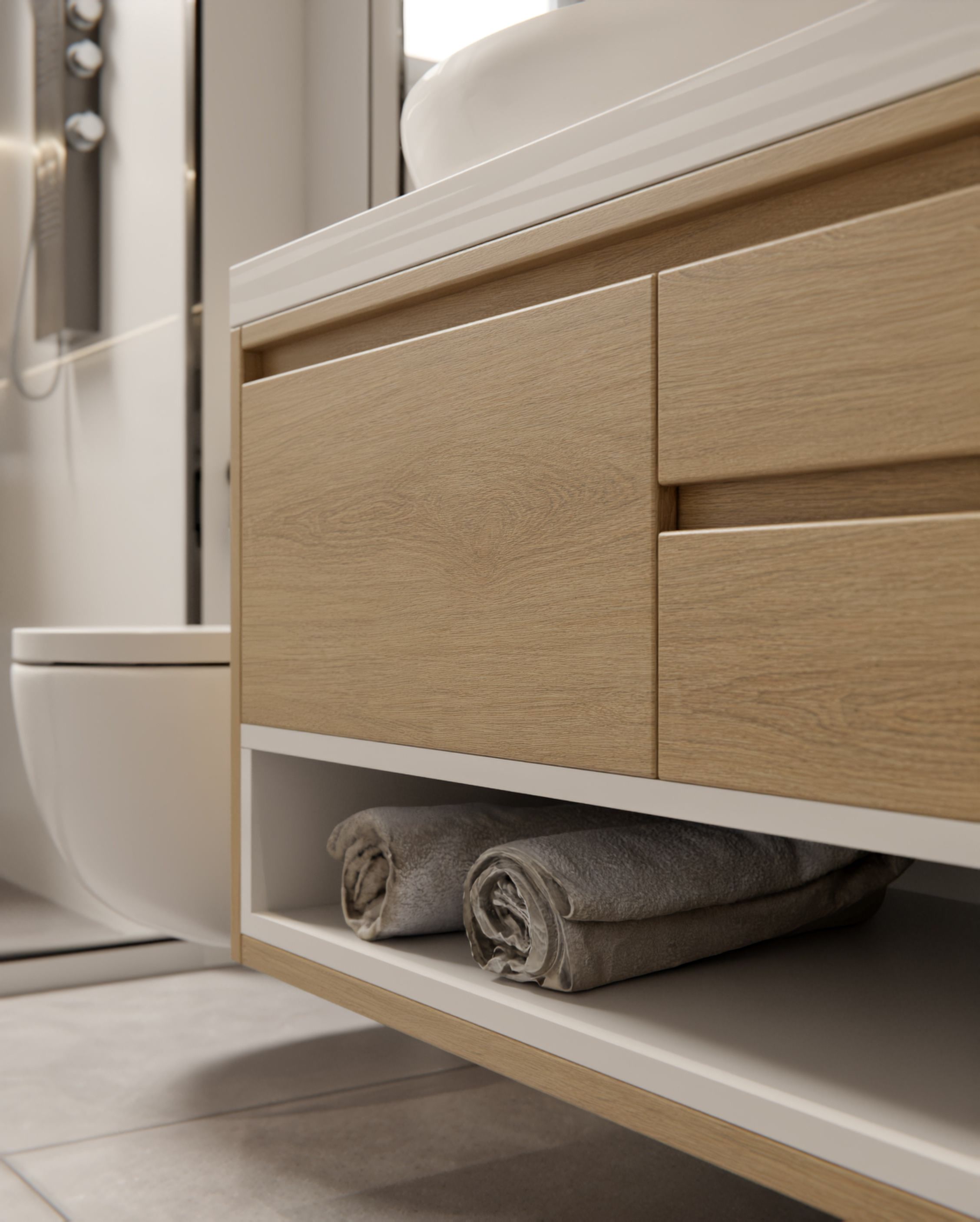 Cover Styl'® NF66 Roble Duro — vinilo madera aplicado en interior, vista 3